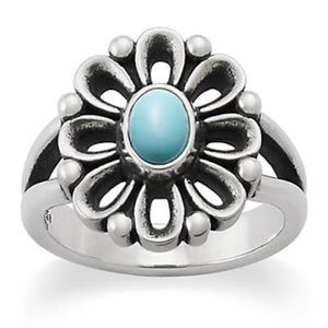James Avery De Flores Turquoise Ring